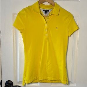 Tommy Hilfiger Women's Yellow Polo Shirt